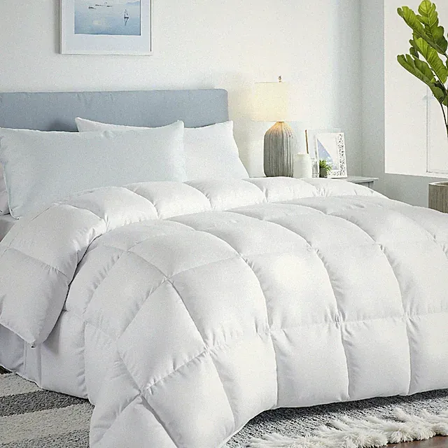 Comforter - King Size Duvet Insert - All Season Soft Quilted Comforters with...