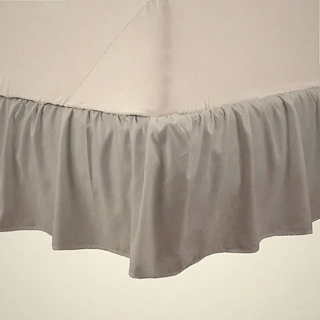 Full Ruffle Bed Skirt | Easy Fit Bed Skirts | Microfiber Bed Skirt | 15 Inch...