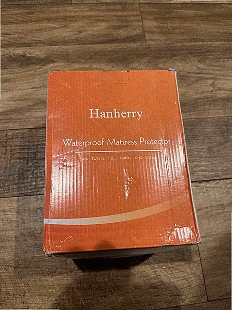 Hanherry Waterproof Mattress Protector, Queen Size, Cooling Mattress Cover