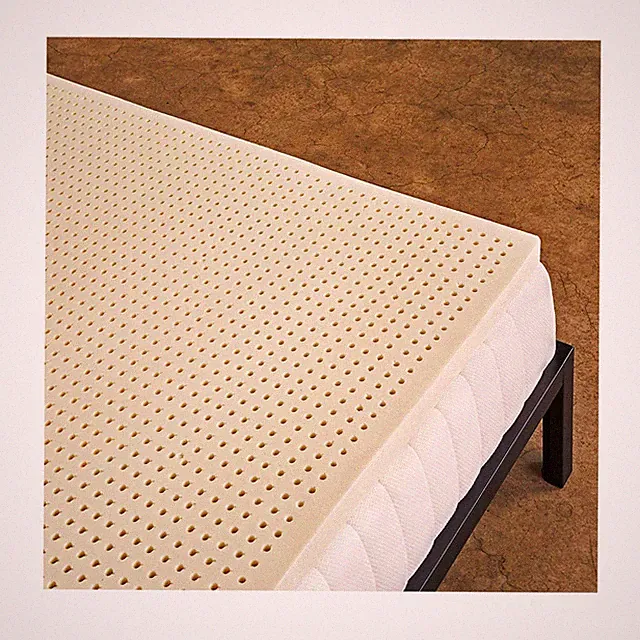 Pure Green Natural Latex Mattress Topper - Soft - 2 Inch - Queen Size (GOLS C...