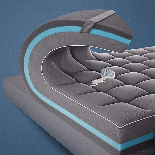 Queen Dual Layer 4" Memory Foam Mattress Topper for Comfort & Support