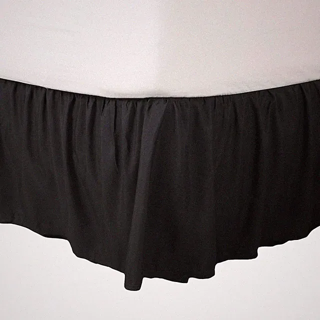 Queen Ruffle Bed Skirt | Easy Fit Bed Skirts | Microfiber Bed Skirt | 15 Inch...